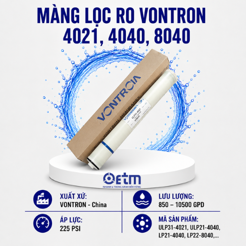 Màng lọc RO Vontron 4021, 4040, 8040